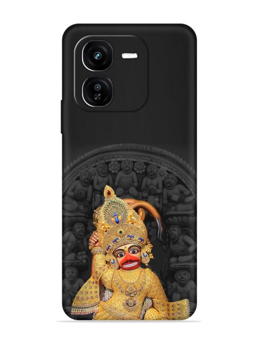 Indian Gold Hanuman Embossed Soft Silicone Case for Iqoo Z9X (5G)