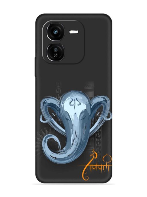 Illustration Lord Ganpati Embossed Soft Silicone Case for Iqoo Z9X (5G)