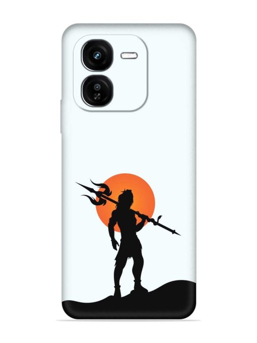 Lord Mahadev Trendy Embossed Soft Silicone Case for Iqoo Z9X (5G)