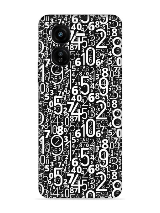 Many Numbers Different Embossed Soft Silicone Case for Iqoo Z9X (5G)