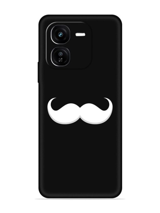 Mustache Vector Embossed Soft Silicone Case for Iqoo Z9X (5G)