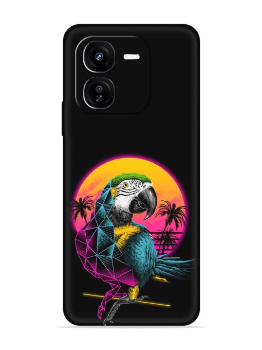 Rad Parrot Embossed Soft Silicone Case for Iqoo Z9X (5G)