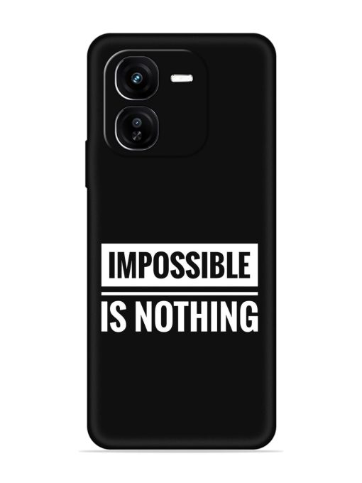 Impossible Is Nothing Embossed Soft Silicone Case for Iqoo Z9X (5G)