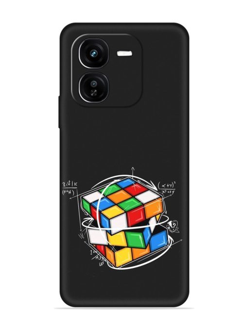 Cubik Vector Embossed Soft Silicone Case for Iqoo Z9X (5G)