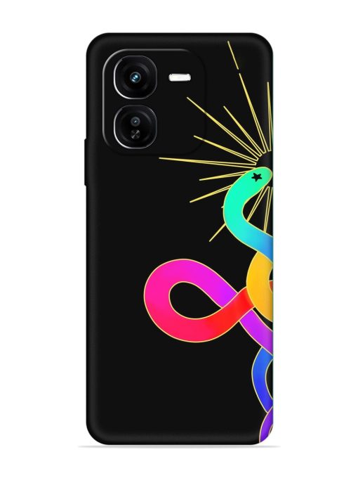 Art Geometric Abstraction Embossed Soft Silicone Case for Iqoo Z9X (5G)