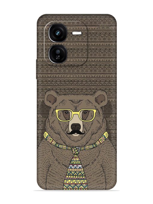 Grizzly Bear Embossed Soft Silicone Case for Iqoo Z9X (5G)