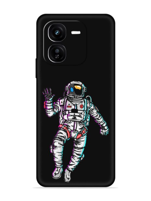 Spaceman Embossed Soft Silicone Case for Iqoo Z9X (5G)