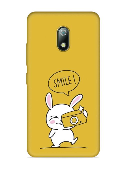 Hey Smile Please Embossed Soft Silicone Case for Itel A23 Zapvi