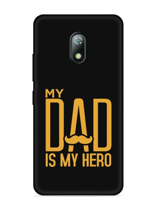 My Dad Is My Hero Embossed Soft Silicone Case for Itel A23 Zapvi