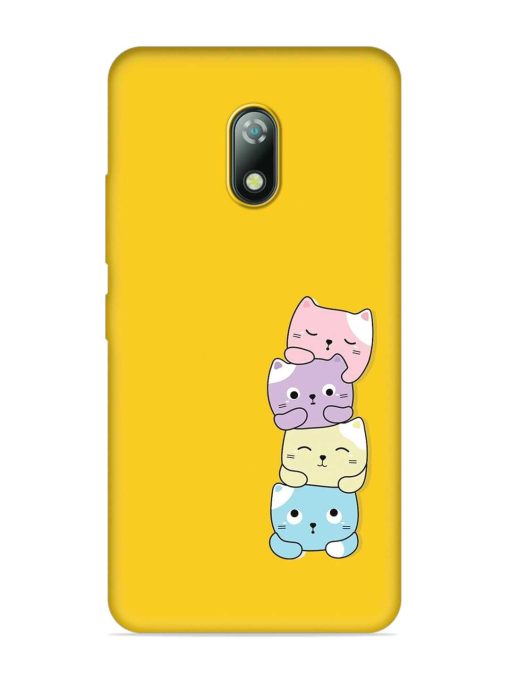 Cartoon Anime Embossed Soft Silicone Case for Itel A23 Zapvi