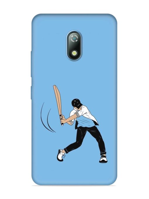 Cricket Gully Boy Embossed Soft Silicone Case for Itel A23 Zapvi