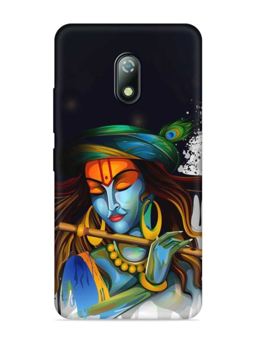 Krishna Art Embossed Soft Silicone Case for Itel A23 Zapvi