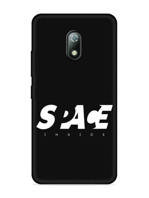 Space Typography Art Embossed Soft Silicone Case for Itel A23 Zapvi