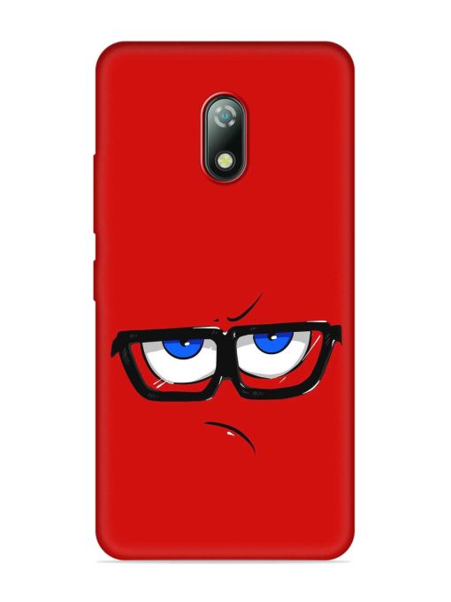 Rad Angry Face Embossed Soft Silicone Case for Itel A23 Zapvi