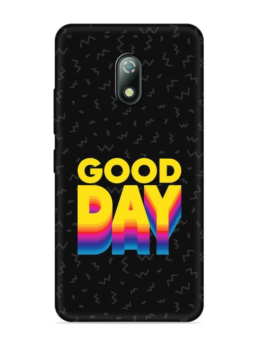 Good Day Embossed Soft Silicone Case for Itel A23 Zapvi