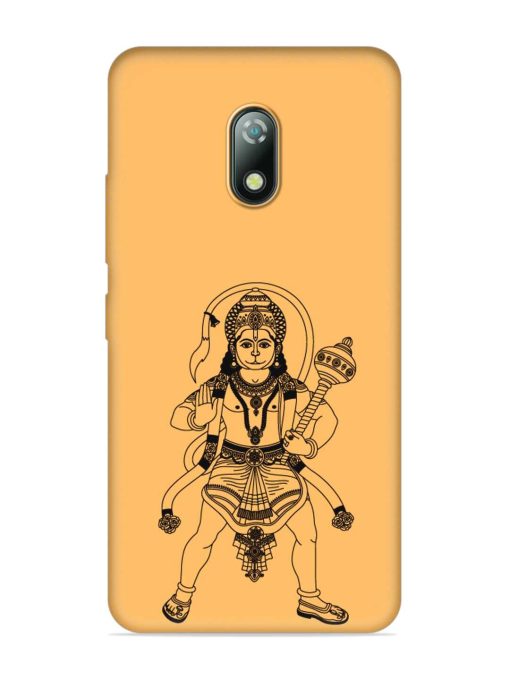 Indian God Hanuman Embossed Soft Silicone Case for Itel A23 Zapvi