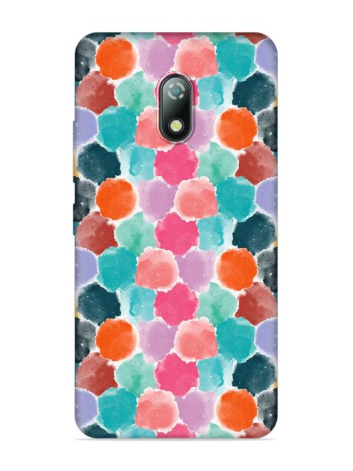 Colorful Seamless Pattern Embossed Soft Silicone Case for Itel A23 Zapvi