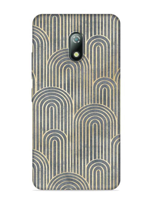 Art Deco Style Embossed Soft Silicone Case for Itel A23 Zapvi