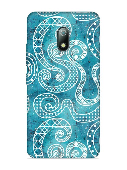 Vintage Curved Seamless Embossed Soft Silicone Case for Itel A23 Zapvi