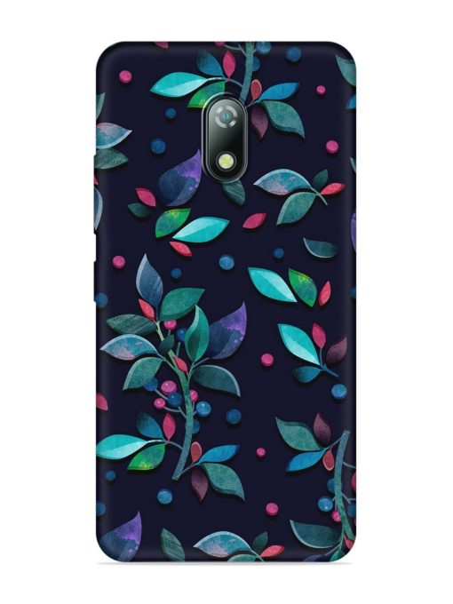 Decorative Watercolor Flower Embossed Soft Silicone Case for Itel A23 Zapvi