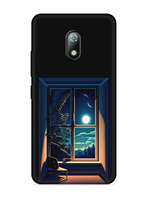 Night View At Window Embossed Soft Silicone Case for Itel A23 Zapvi