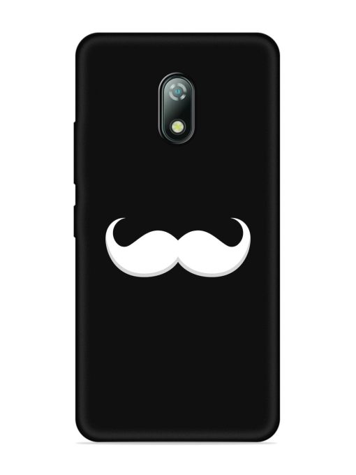 Mustache Vector Embossed Soft Silicone Case for Itel A23 Zapvi