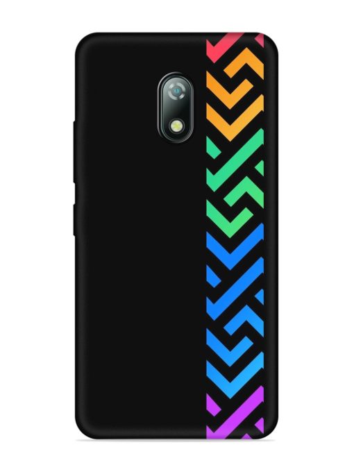 Colorshape Stripes Embossed Soft Silicone Case for Itel A23