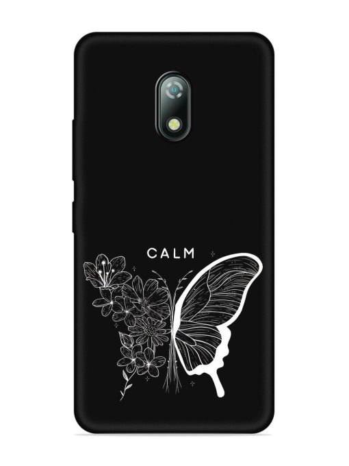 Calm Embossed Soft Silicone Case for Itel A23