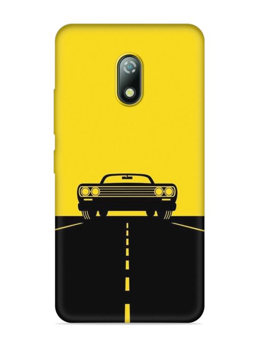 Classic Car Embossed Soft Silicone Case for Itel A23 Zapvi