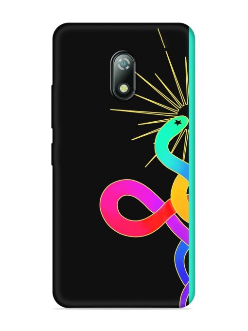 Art Geometric Abstraction Embossed Soft Silicone Case for Itel A23 Zapvi