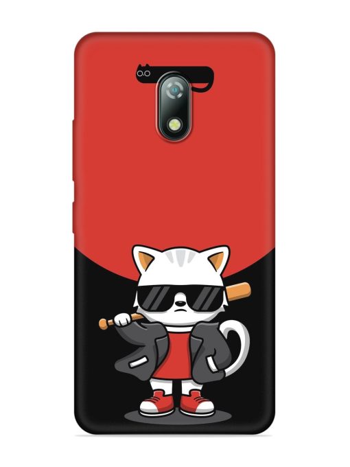 Cool Little Bear Cartoon Embossed Soft Silicone Case for Itel A23 Zapvi