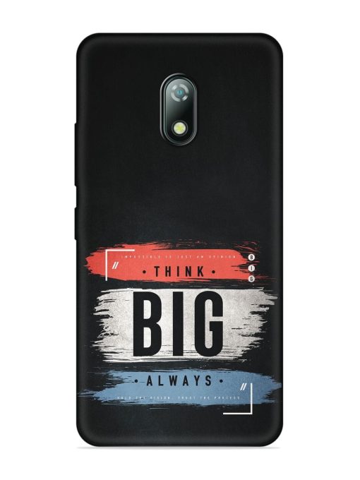 Think Big Always Embossed Soft Silicone Case for Itel A23 Zapvi