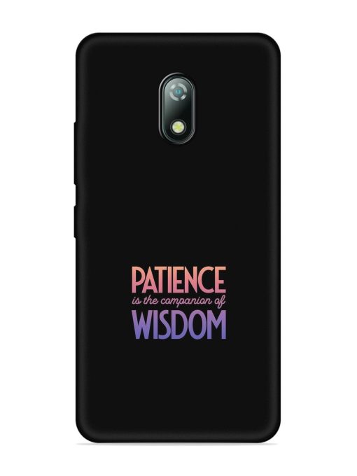 Patience Is The Embossed Soft Silicone Case for Itel A23 Zapvi