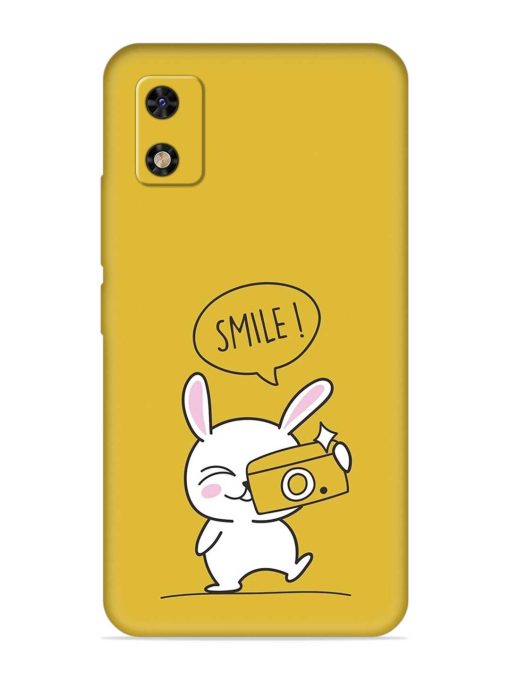 Hey Smile Please Embossed Soft Silicone Case for Itel A23 Pro Zapvi