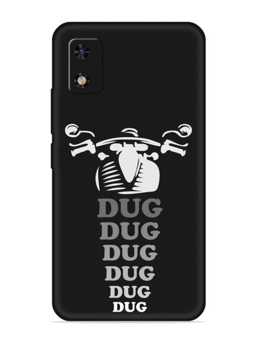 Dug Dug Dug Embossed Soft Silicone Case for Itel A23 Pro Zapvi