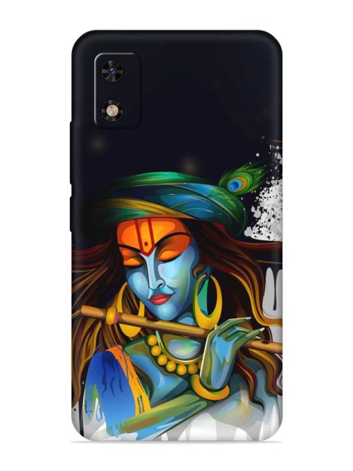 Krishna Art Embossed Soft Silicone Case for Itel A23 Pro Zapvi