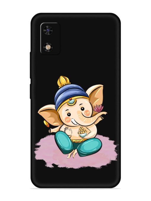 Bal Ganesh Vector Art Embossed Soft Silicone Case for Itel A23 Pro Zapvi