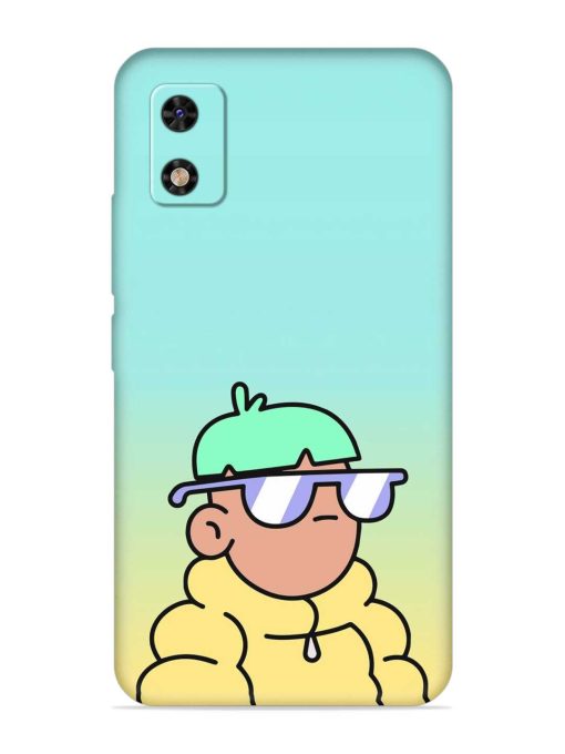 Doodles Cool Character Embossed Soft Silicone Case for Itel A23 Pro