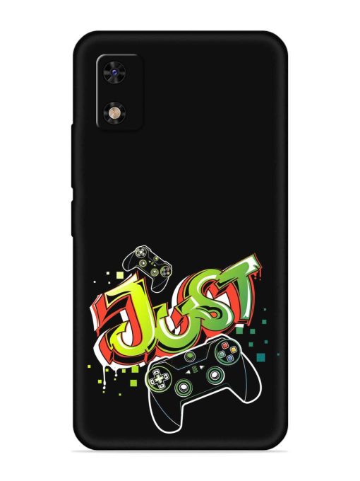 Graffiti Gamepad Illustration Embossed Soft Silicone Case for Itel A23 Pro Zapvi