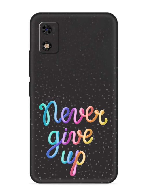 Colorful Stylized Rainbow Embossed Soft Silicone Case for Itel A23 Pro