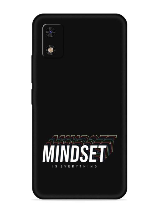 Mindset Everything Slogan Embossed Soft Silicone Case for Itel A23 Pro Zapvi