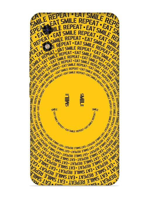 Smiley Embossed Soft Silicone Case for Itel A23 Pro