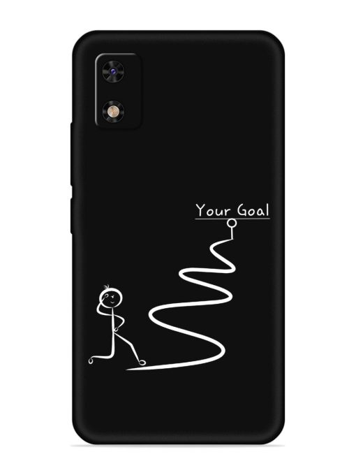 Your Goal Embossed Soft Silicone Case for Itel A23 Pro Zapvi