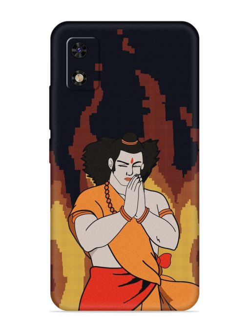 Shree Ram Vector Embossed Soft Silicone Case for Itel A23 Pro