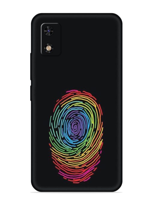 Fingerprint Of Thumb Art Embossed Soft Silicone Case for Itel A23 Pro Zapvi