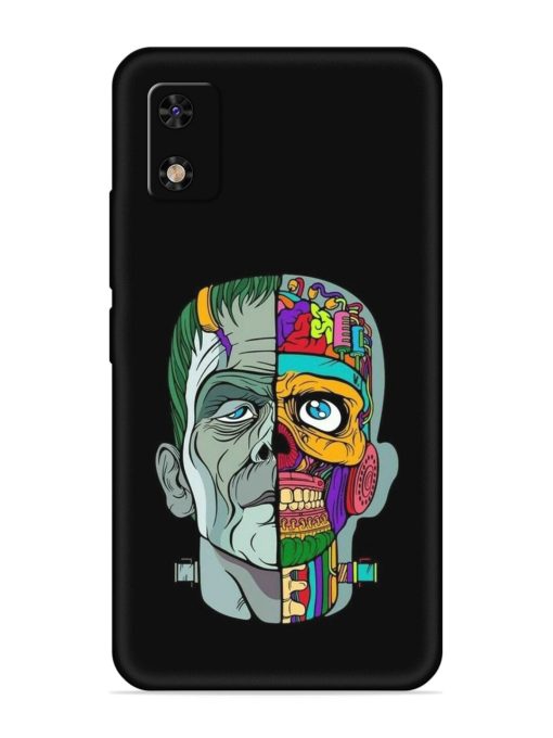 Men Vs Skull Embossed Soft Silicone Case for Itel A23 Pro Zapvi