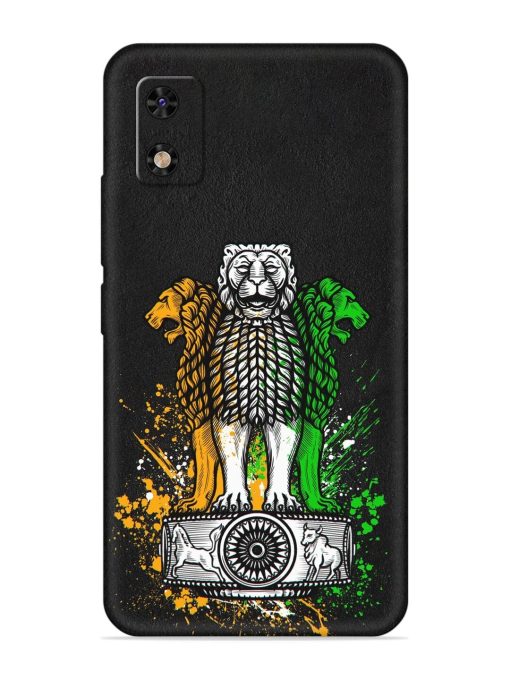 Pillars Of Ashoka Embossed Soft Silicone Case for Itel A23 Pro Zapvi