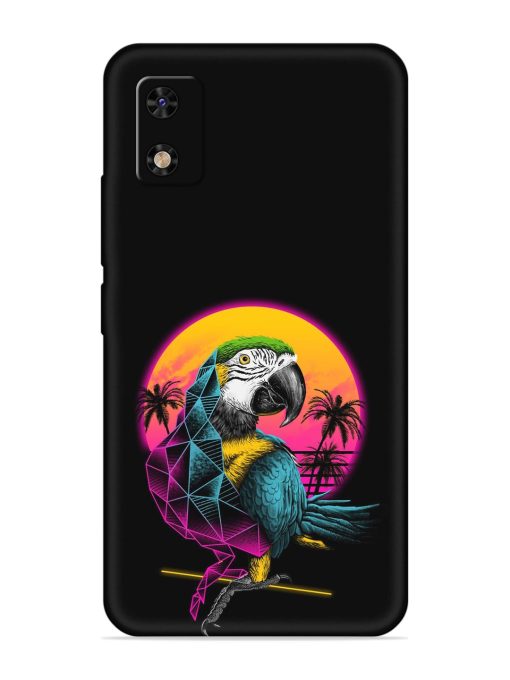 Rad Parrot Embossed Soft Silicone Case for Itel A23 Pro Zapvi