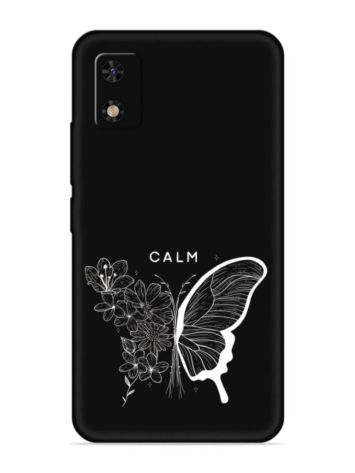 Calm Embossed Soft Silicone Case for Itel A23 Pro Zapvi