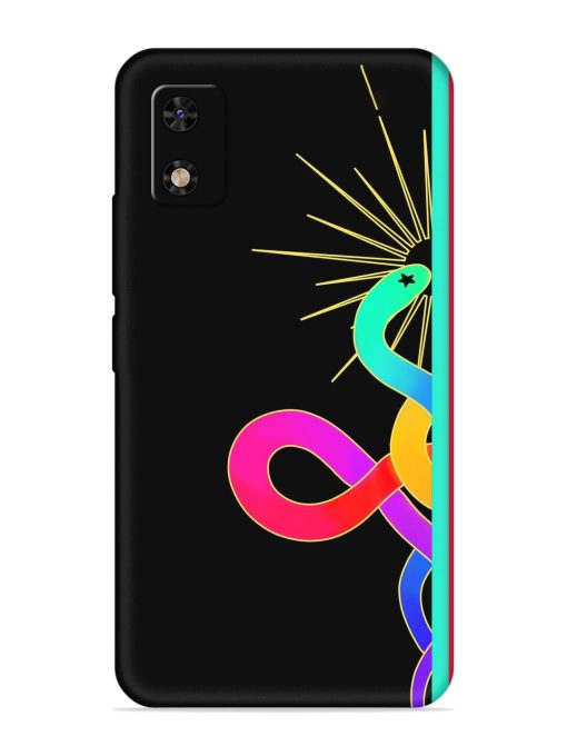 Art Geometric Abstraction Embossed Soft Silicone Case for Itel A23 Pro Zapvi